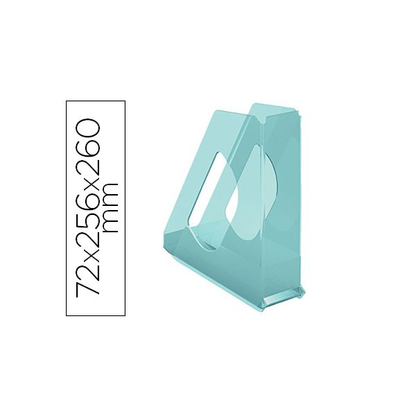 Esselte Porta Revistas Colour?ice, Poliestireno A4 Azul
