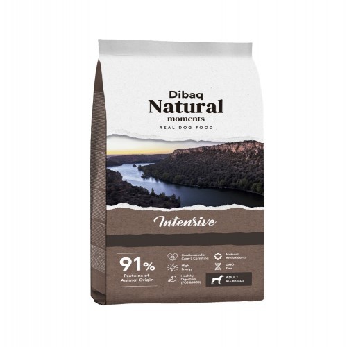 Ração Dibaq Natural Moments Intensive para Cães, Sabor Frango/Peru