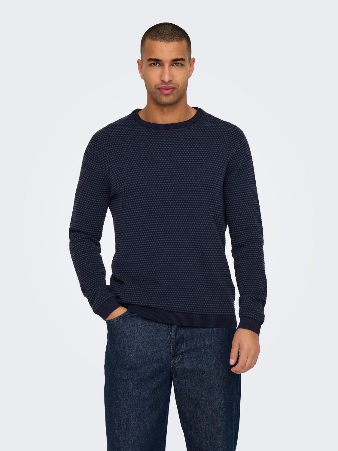 ONSTAPA Pullover Navy Blazer