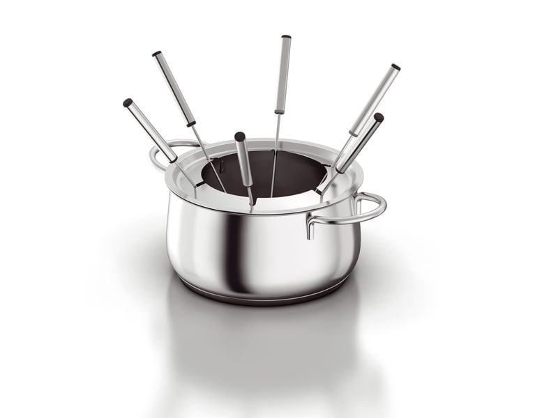 Koenig Fleischfondue-Set Bourguignonne/ Chinoise 8 Teile, S Fondue-Set