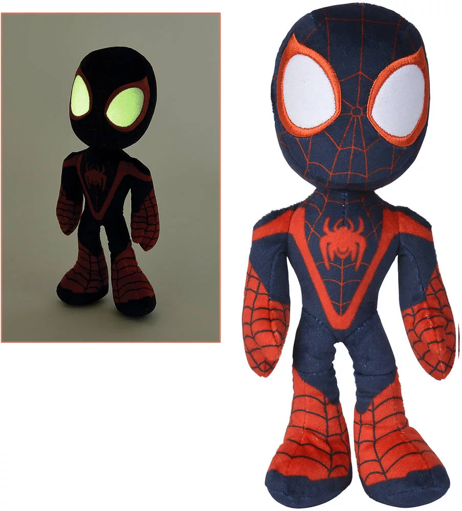 MARVEL MILES MORALES - PELUCHE 25 CM PHOSPHORESCENTE