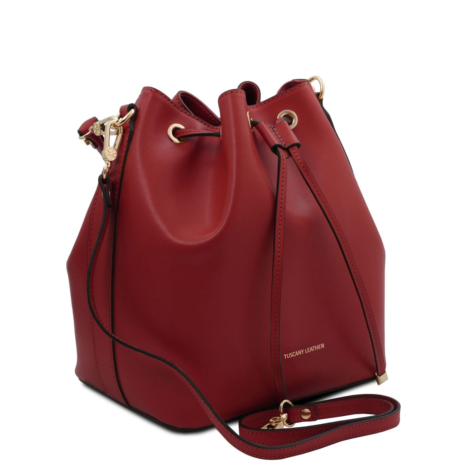 TL141531 – Vittoria – leren bucket bag