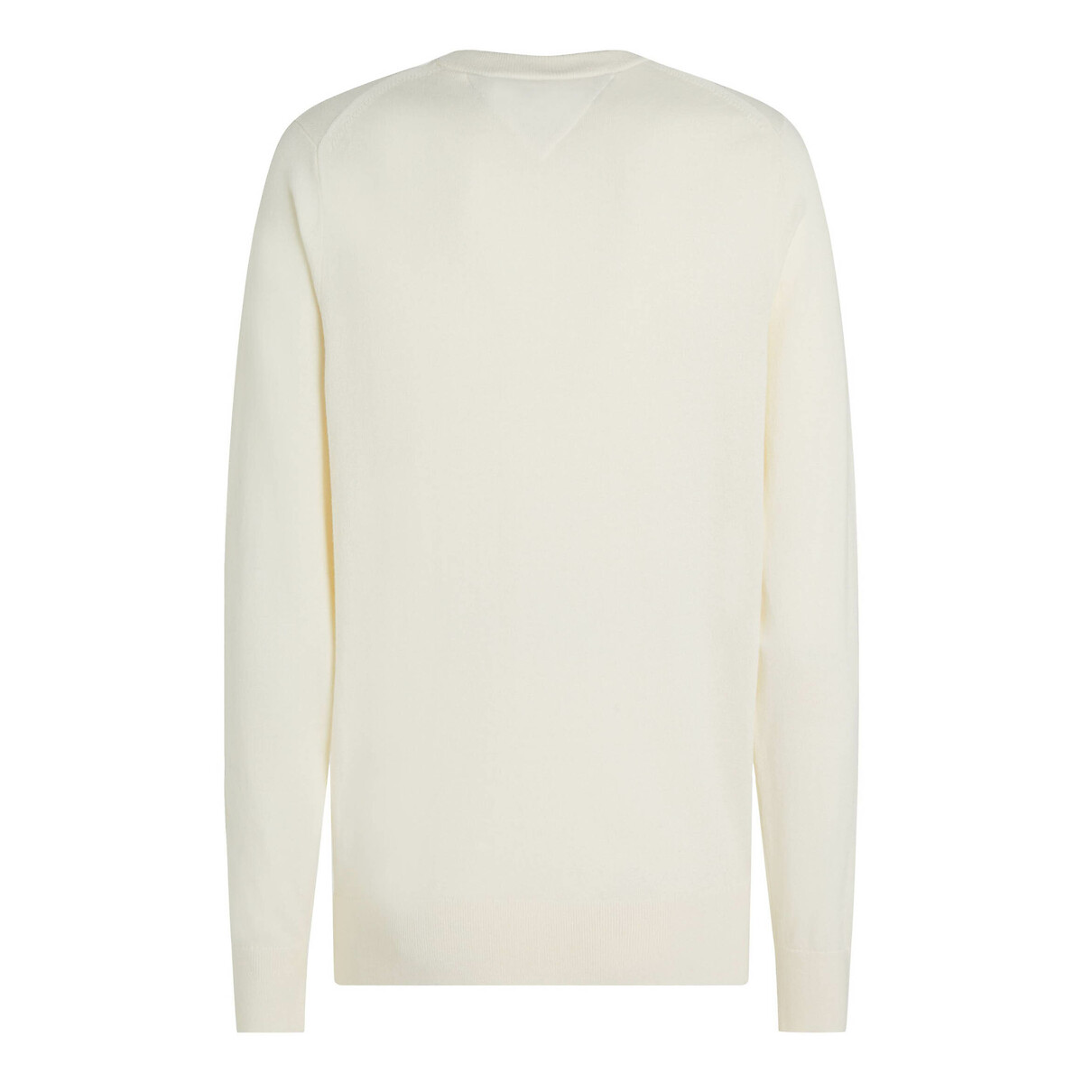 TOMMY HILFIGER<br>Suéter de gola redonda em algodão pima e cashmere