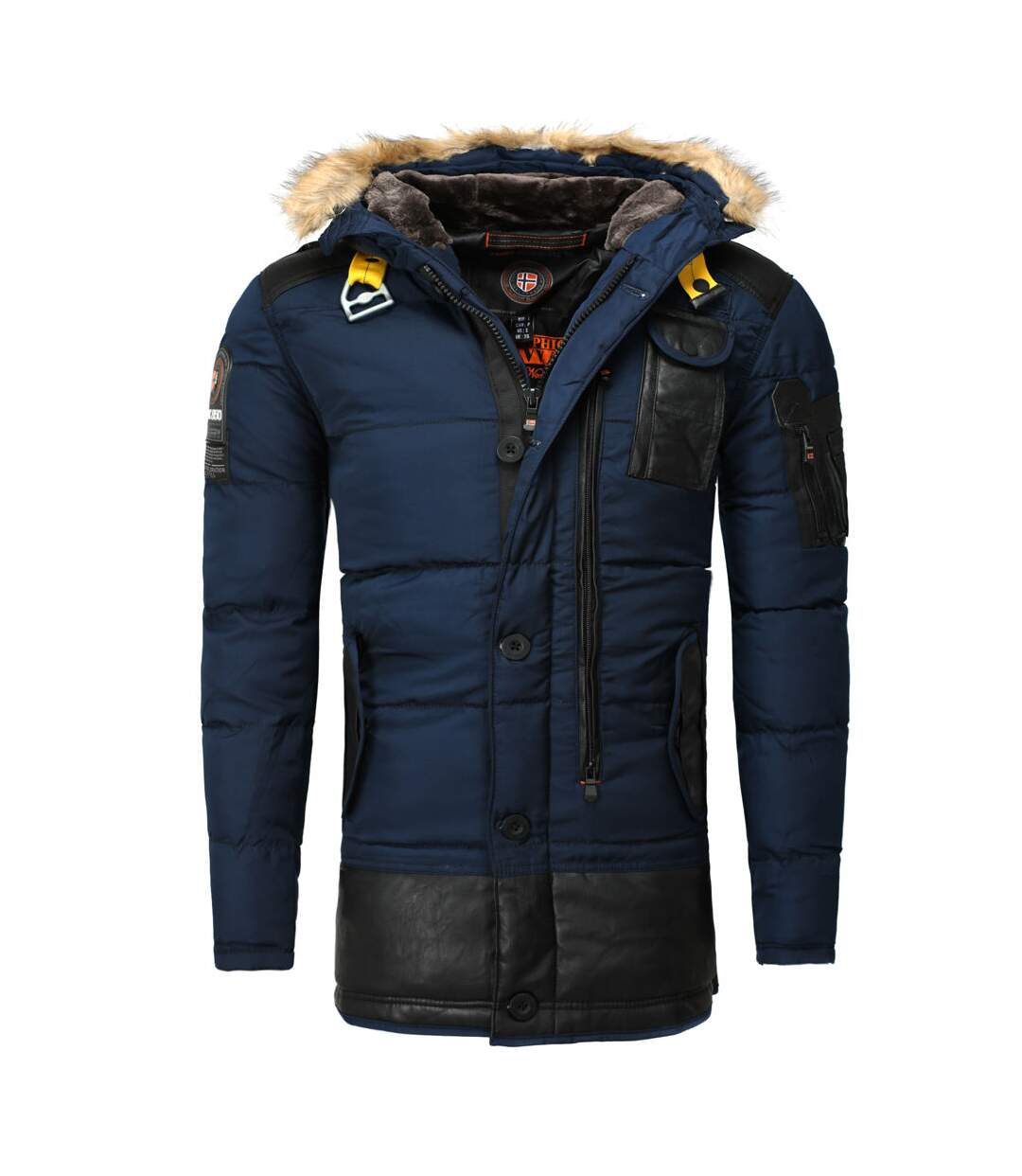 Parka homme Geographical Norway Parka Bussel bleu marine