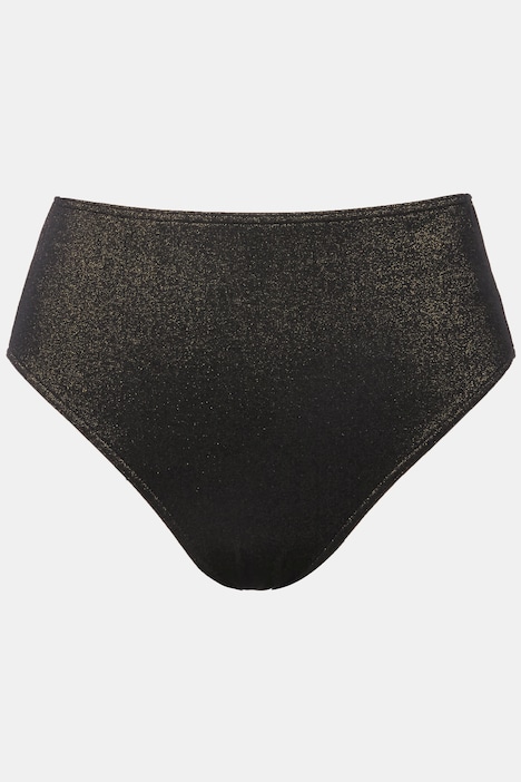 Bikini-Slip, HighWaist, Glitzereffekt
