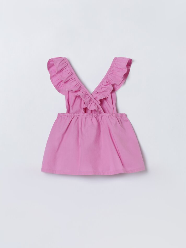 Top com alças cruzadas - Rosa