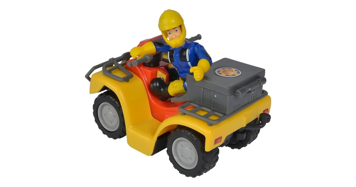SimbaBrandweerman Sam - Quad Mercury Speelgoedvoertuig  (Voertuig met speelfiguur)