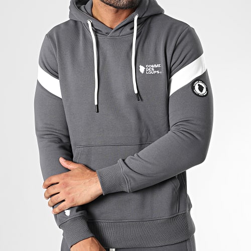Ensemble De Survetement Manhattan 3 Gris Anthracite
