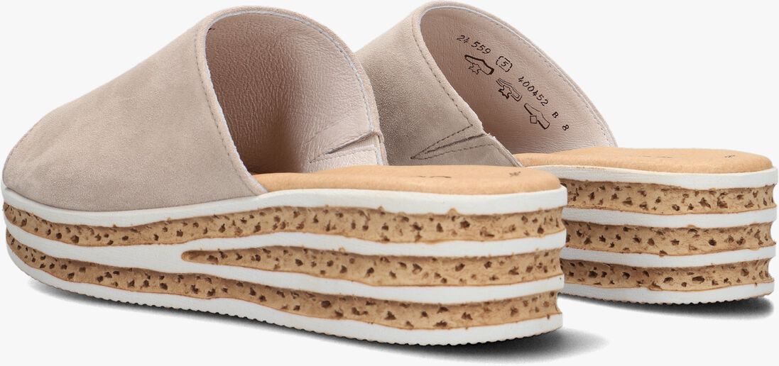 GABOR beige gabor slippers 559