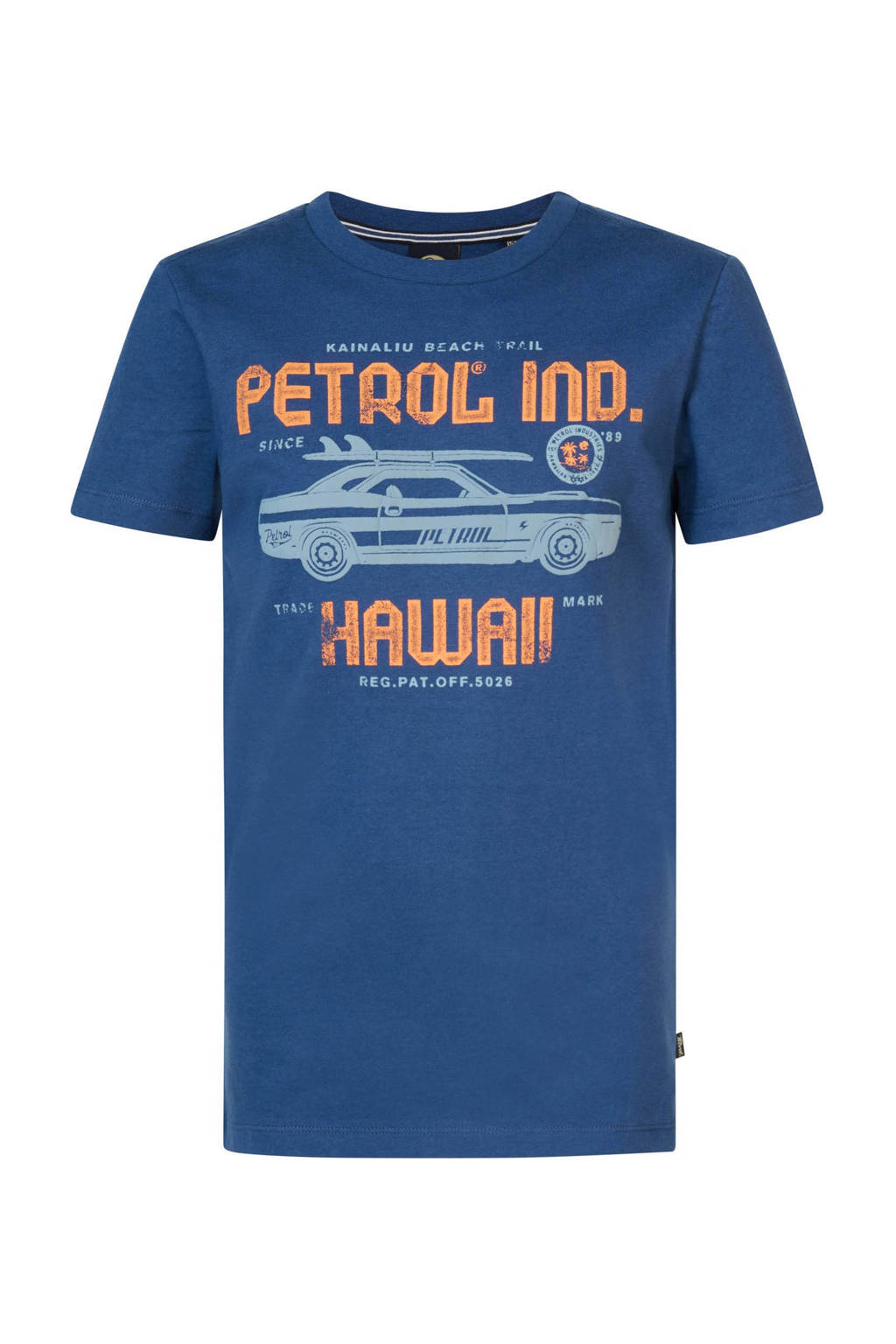 Petrol Industries T-shirt met logo blauw
