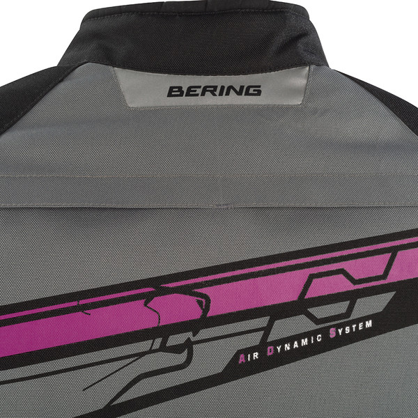 Bering - Blouson femme Lady Bario Noir / Gris / Fuchsia