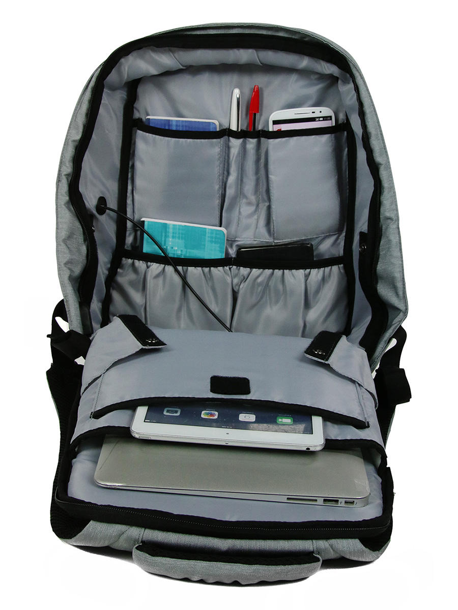 Sac À dos ordinateur antivol Bagsmart Commuter 15.6 pouces