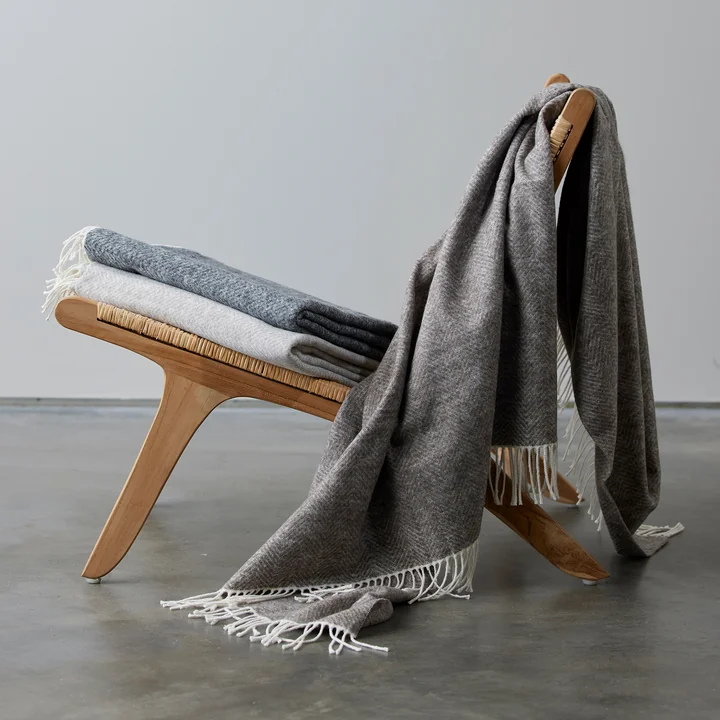 Södahl - Stillness Decke, 130 x 185 cm, beige