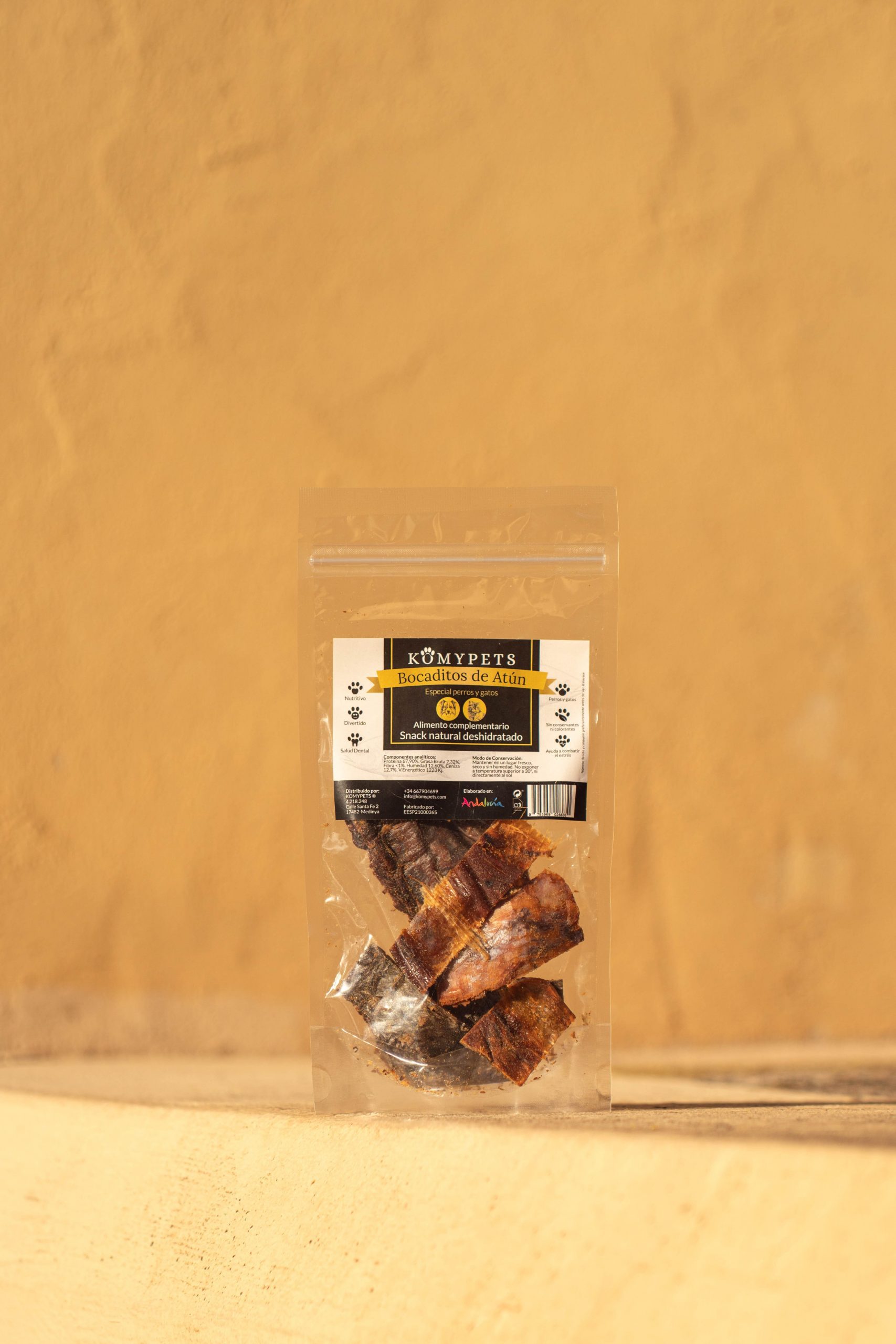 Komypets Atum Desidratado Natural em Pedaços