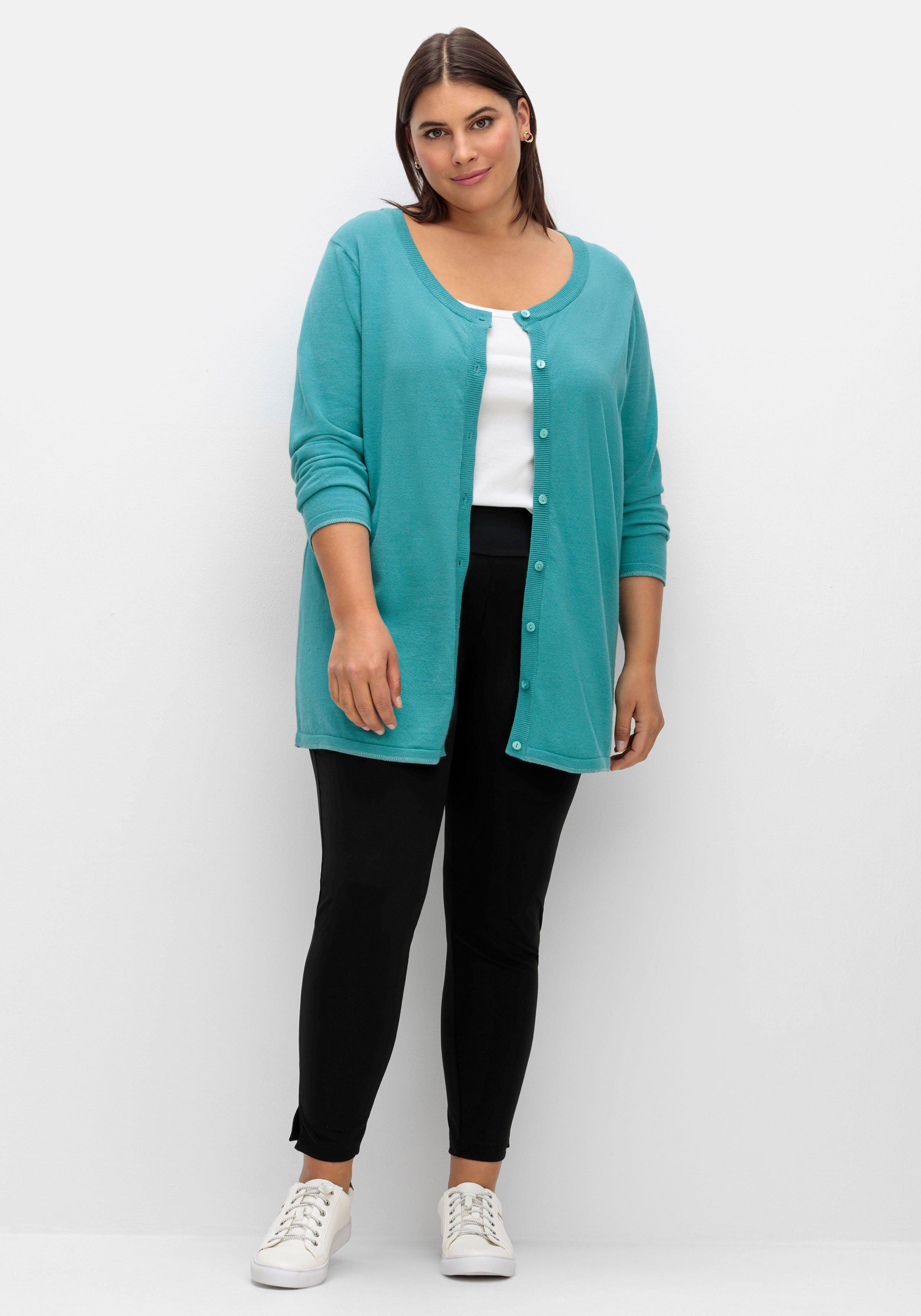 Knöchelfreie Leggings mit breitem Bund