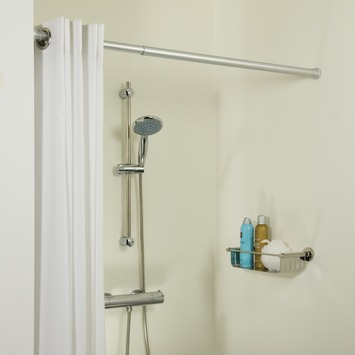 Sealskin Douchegordijnstang Seallux Verstelbaar Aluminium 80-130 cm
