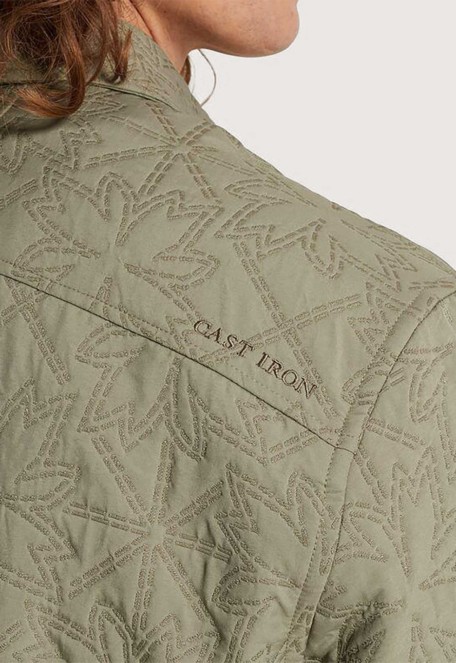 Cast Iron Tech Jacquard Overshirt