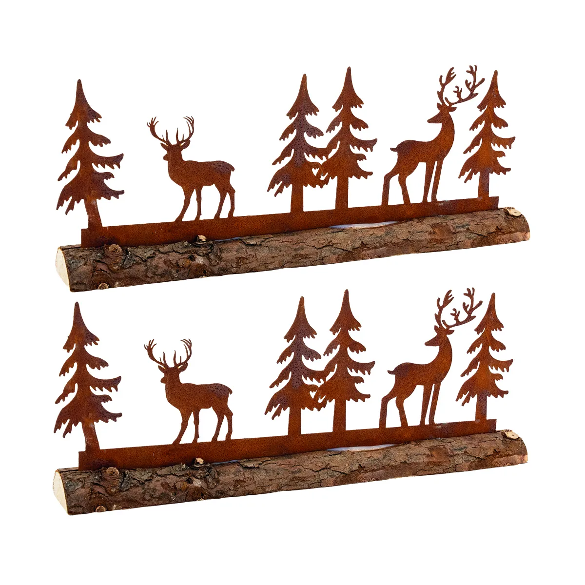 Aubry Gaspard Décor Cerfs et Sapins