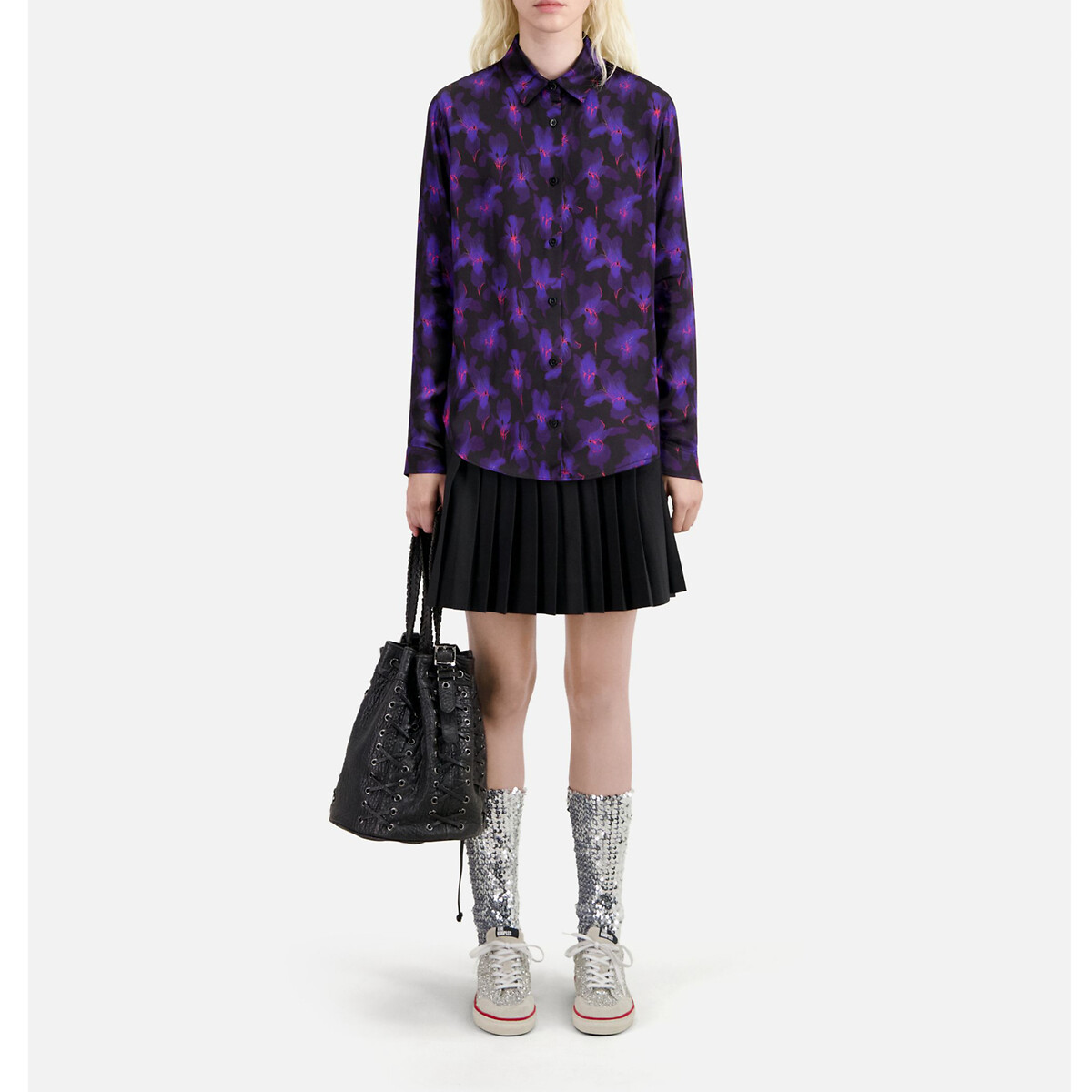 THE KOOPLES<br>Blusa de manga comprida com gola de camisa