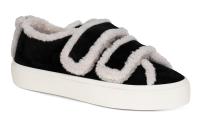 Shearling Low Velcro 35202 sort Sort
