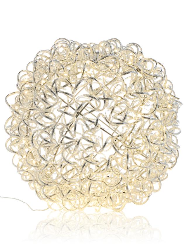 Alukugellampe mit Timer, 200LEDs,outdoor