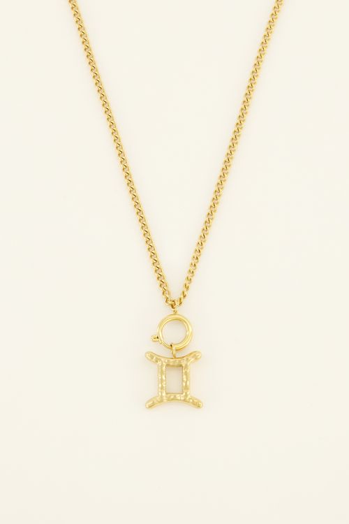 Ketting met chunky sterrenbeeld bedel