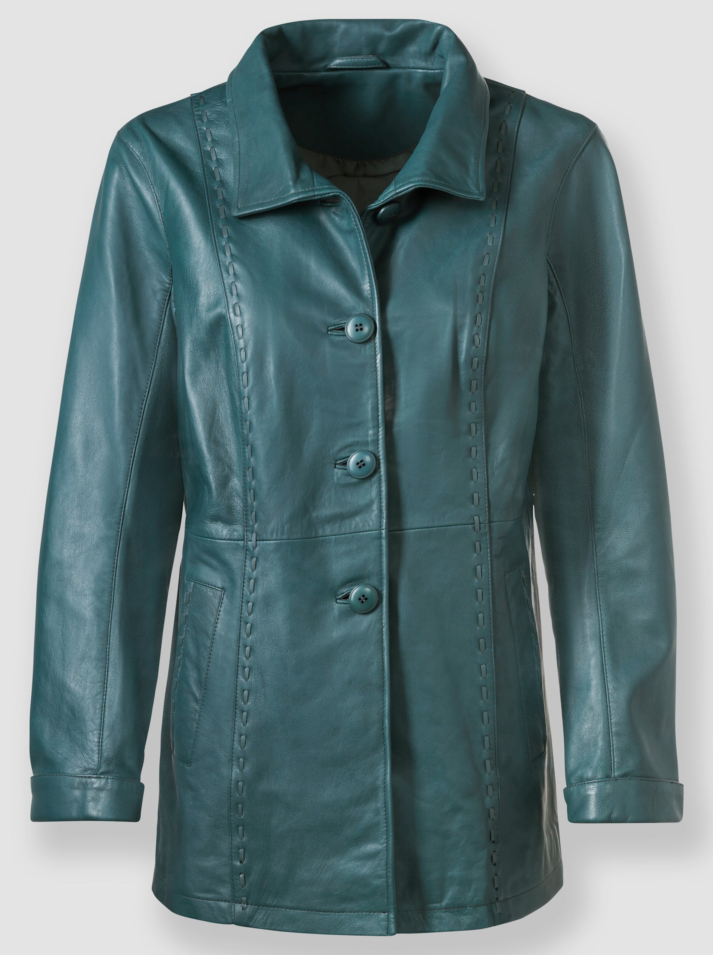 Leder-Jacke