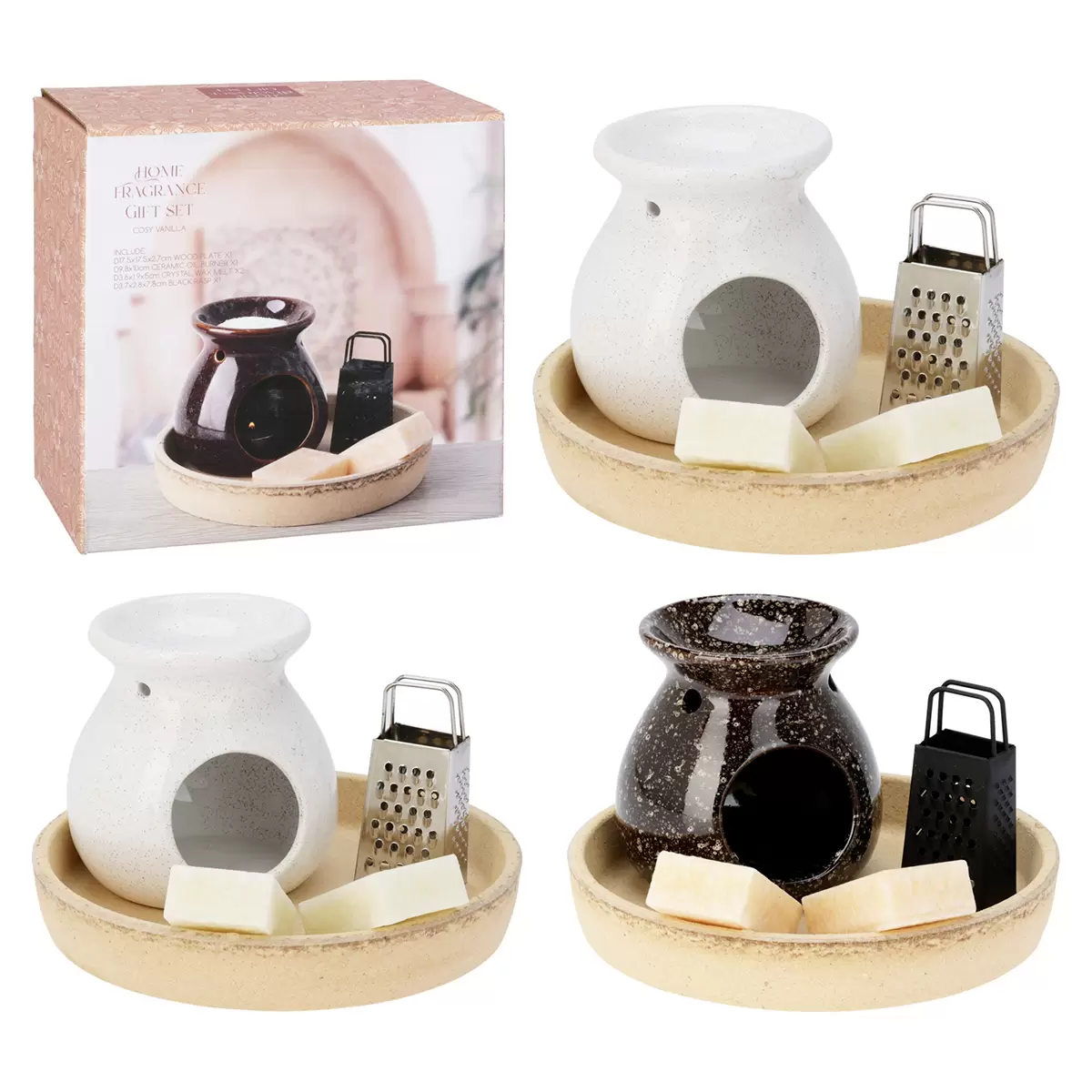 Aroma-Geschenkset Armi schwarz,weiss