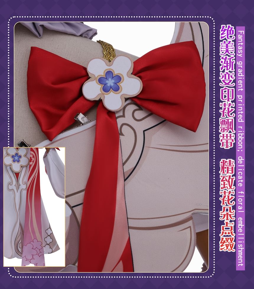 Feravin - Honkai: Star Rail Tribbie Cosplay Kostuum / Pruik / Set