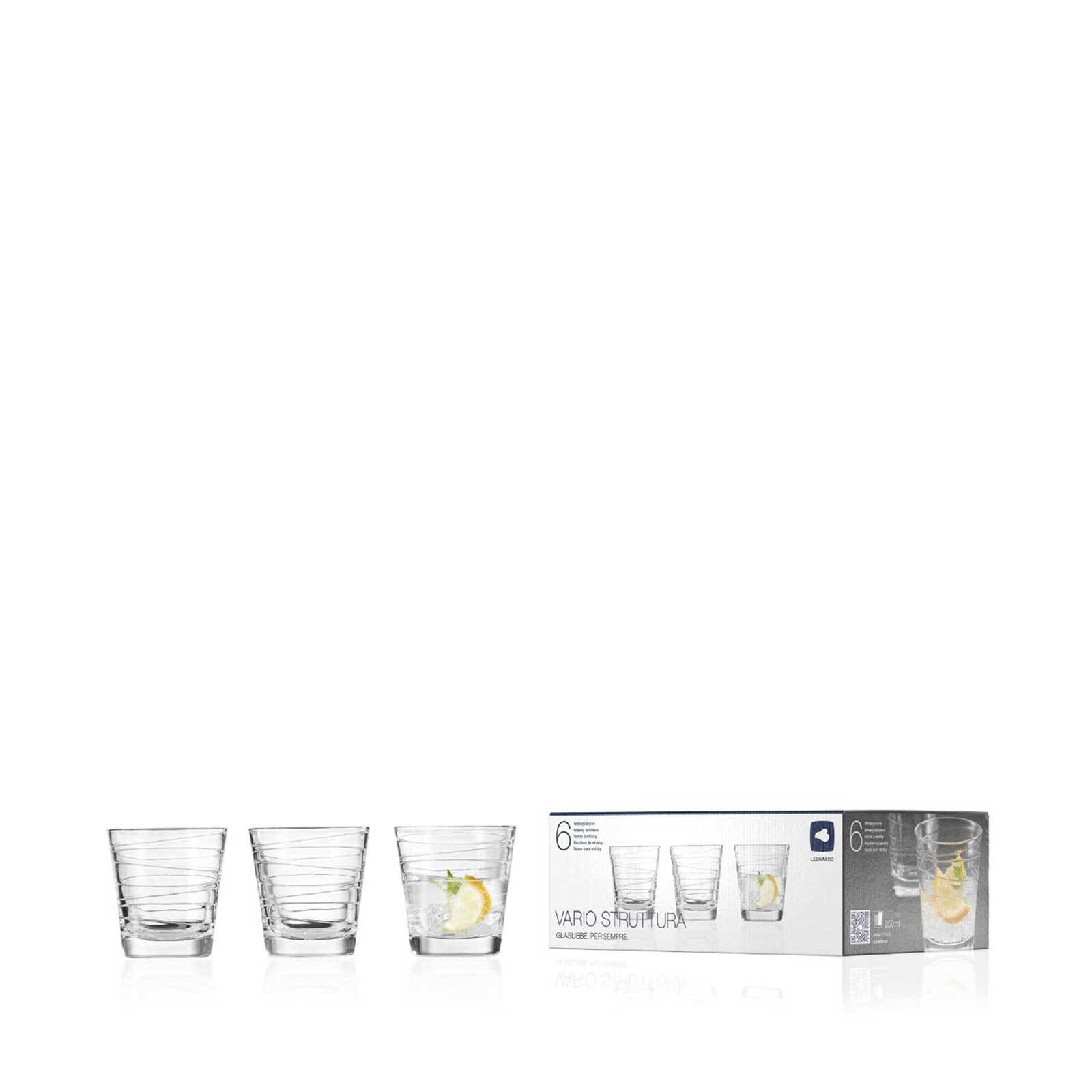 Leonardo Trinkgläser Vario Struttura 250 ml 6er Set