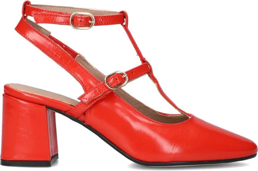 LINA LOCCHI Pumps Dames 010-50 Maat: 38 Materiaal: Lakleer Kleur: Rood