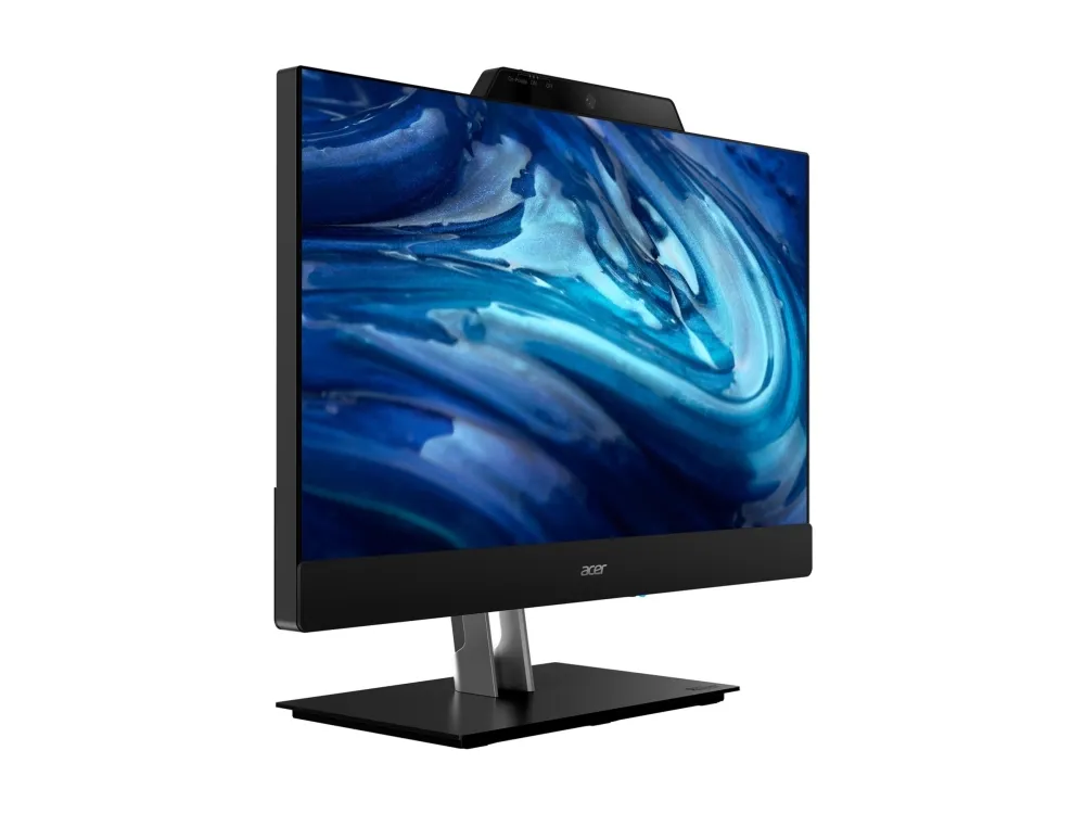Acer Add-In-One 24 A240CX5 - Tilføjelse i en 1 x Celeron 7305 - RAM 4 GB - flash - eMMC 64 GB - UHD Graphics - IEEE 802.11ax (Wi-Fi 6E), Gigabit Ethernet - Chrome OS - skærm: LED 23.8