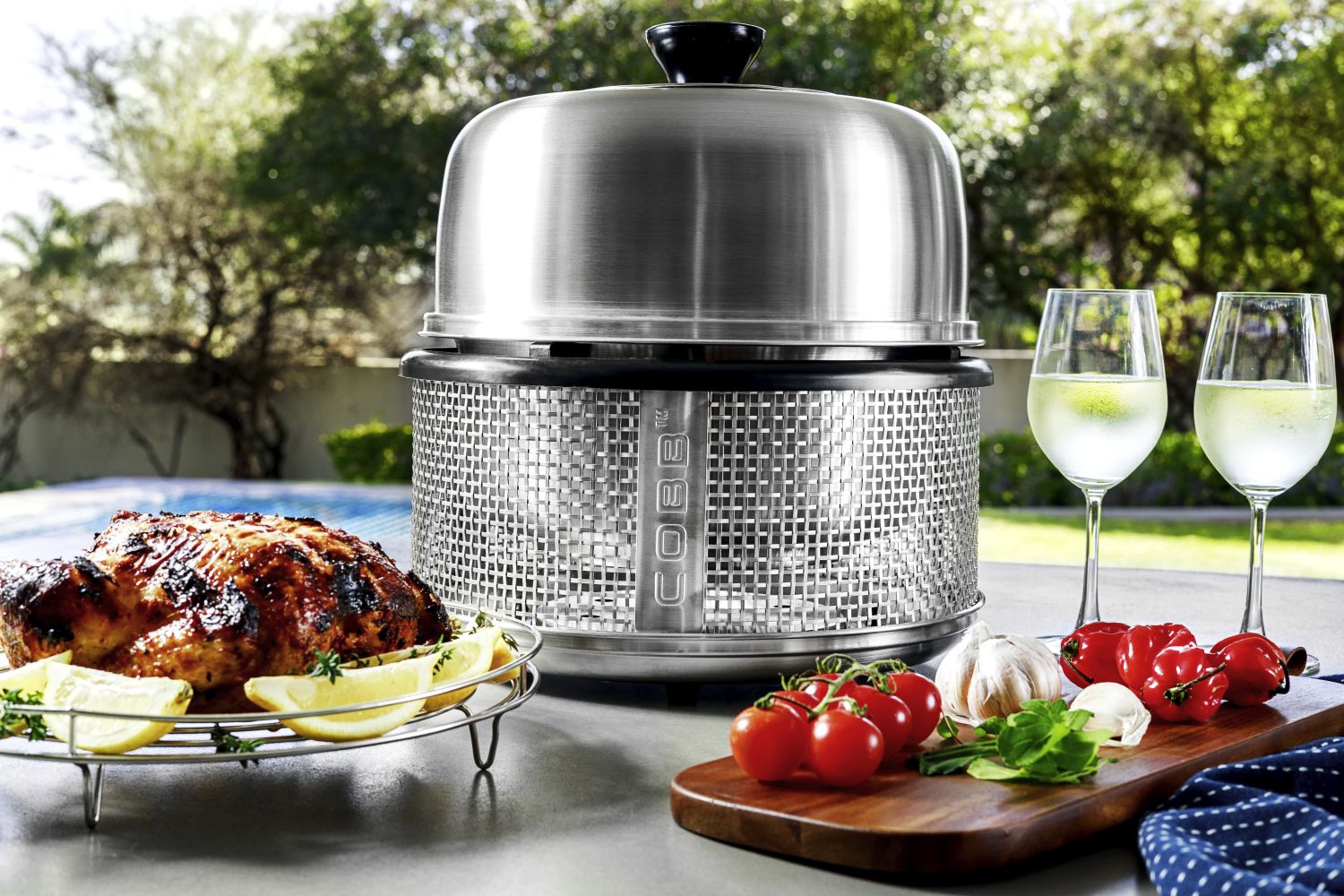 Cobb Air Deluxe Grill inkl. Griddle Grillplatte CO-418