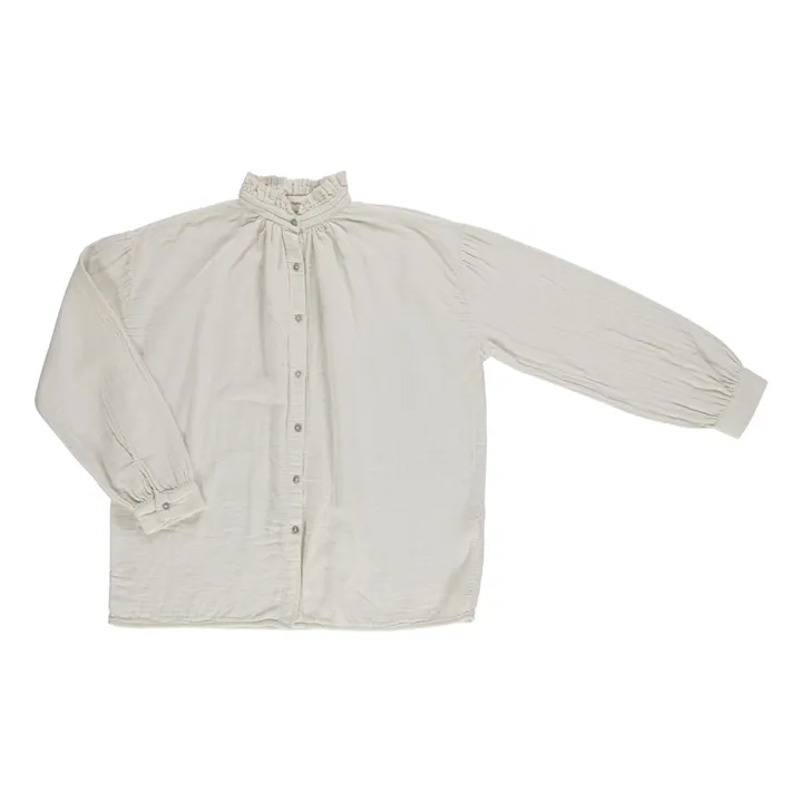 Poudre Organic Blouse Double Gaze de Coton Rosier - Collection Femme | Crème
