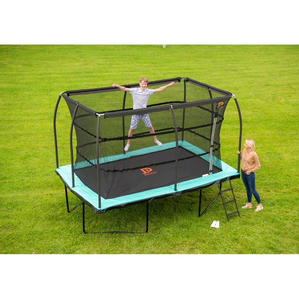 Jump Power Elite Series 12 x 8ft Rechteckiges Trampolin & Sicherheitsnetz