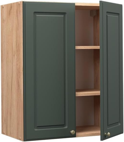 Vicco Hängeschrank Fame-Line, Grün-Gold Landhaus/Goldkraft Eiche, 60 cm