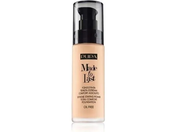 Pupa Made to Last Foundation flydende foundation 030 Natural Beige 30ml