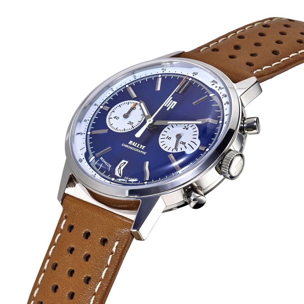 Montre Lip Rallye Bleu