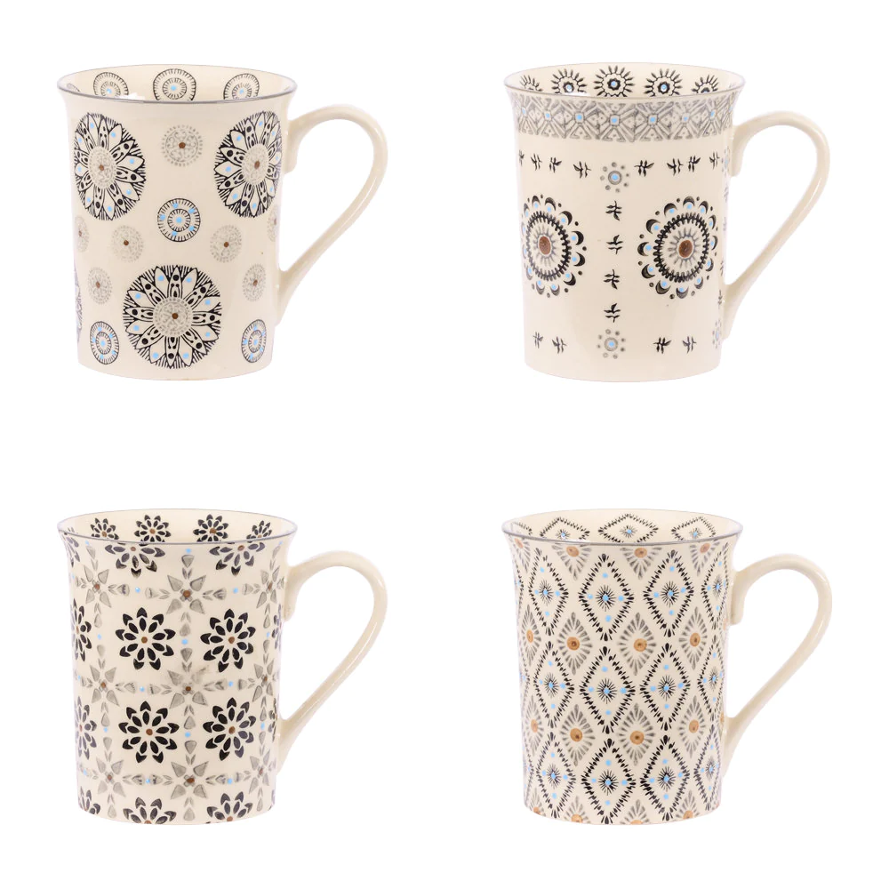 Coffret de 4 mugs Nelson 30 cl Table passion