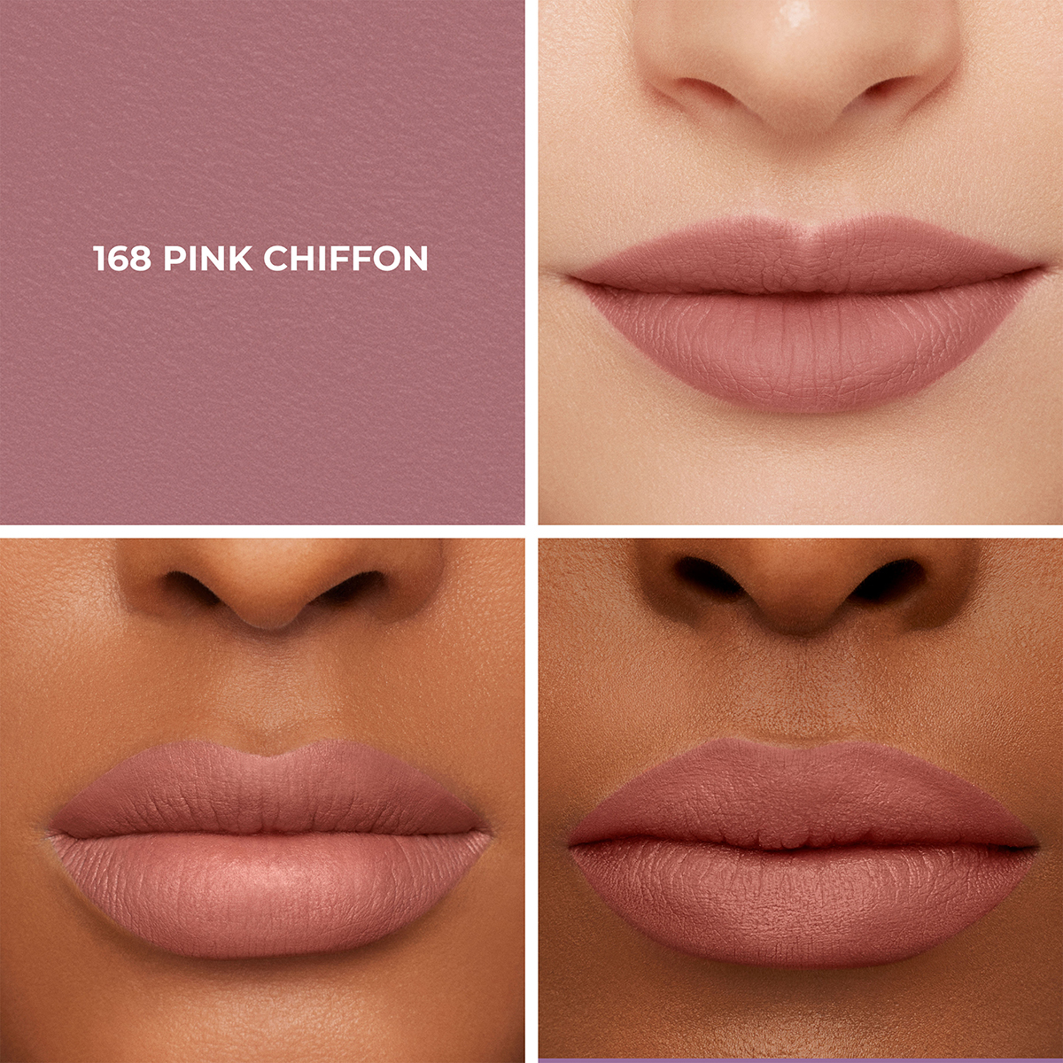 Caviar Smoothing Matte Lipstick 168 Pink Chiffon