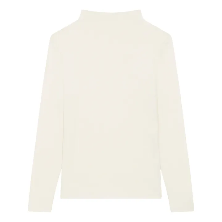 SMALLABLE BASICS Col Roulé Femme Manches Longues en Modal | Sable