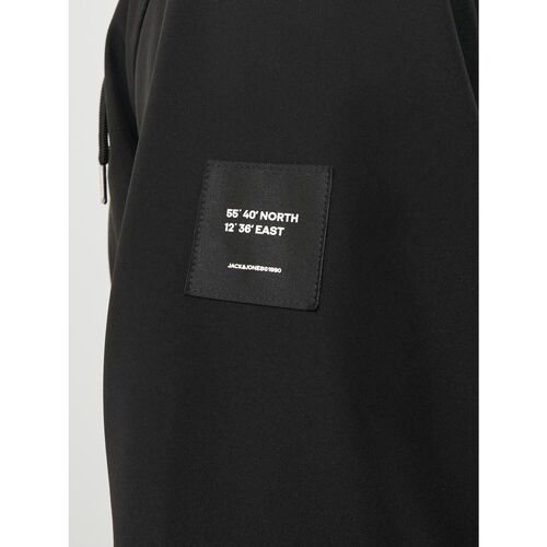 Jack & Jones - 12236331 JJEBASIC SOFTSHEL-BLACK Negro