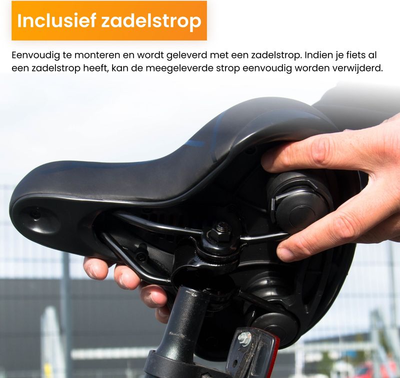 R2B Inc. Zadelhoes - Waterdicht - Fietszadel - Zwart