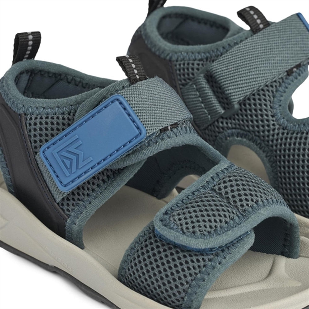 Christi Sandaler Whale Blue Mix - LieWood