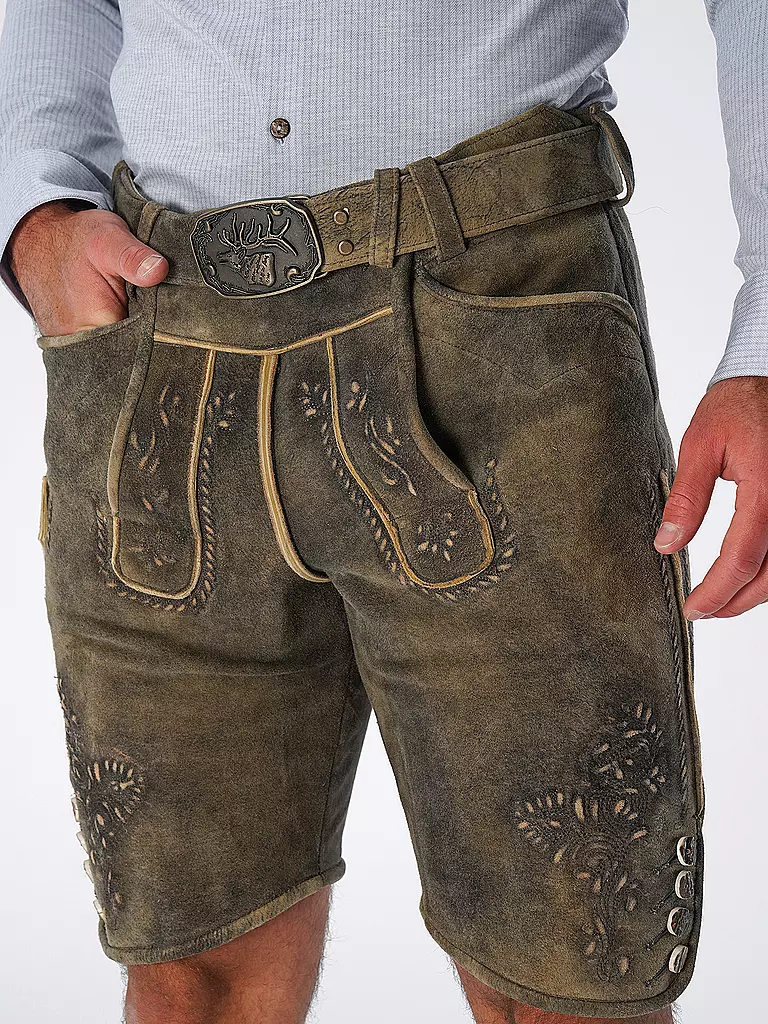 BECKERT Lederhose FLACHAU  braun