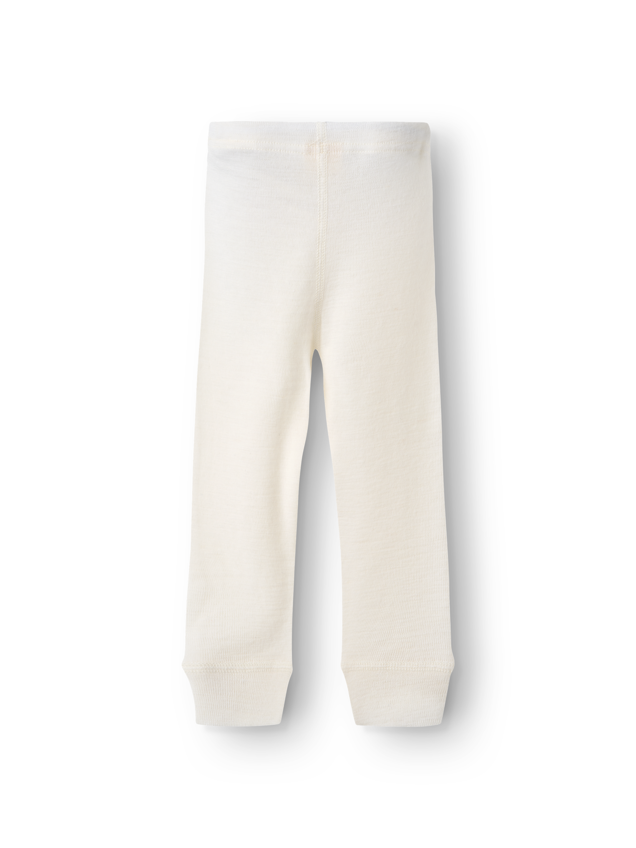 Legging van merinowol voor baby's in Kersthart