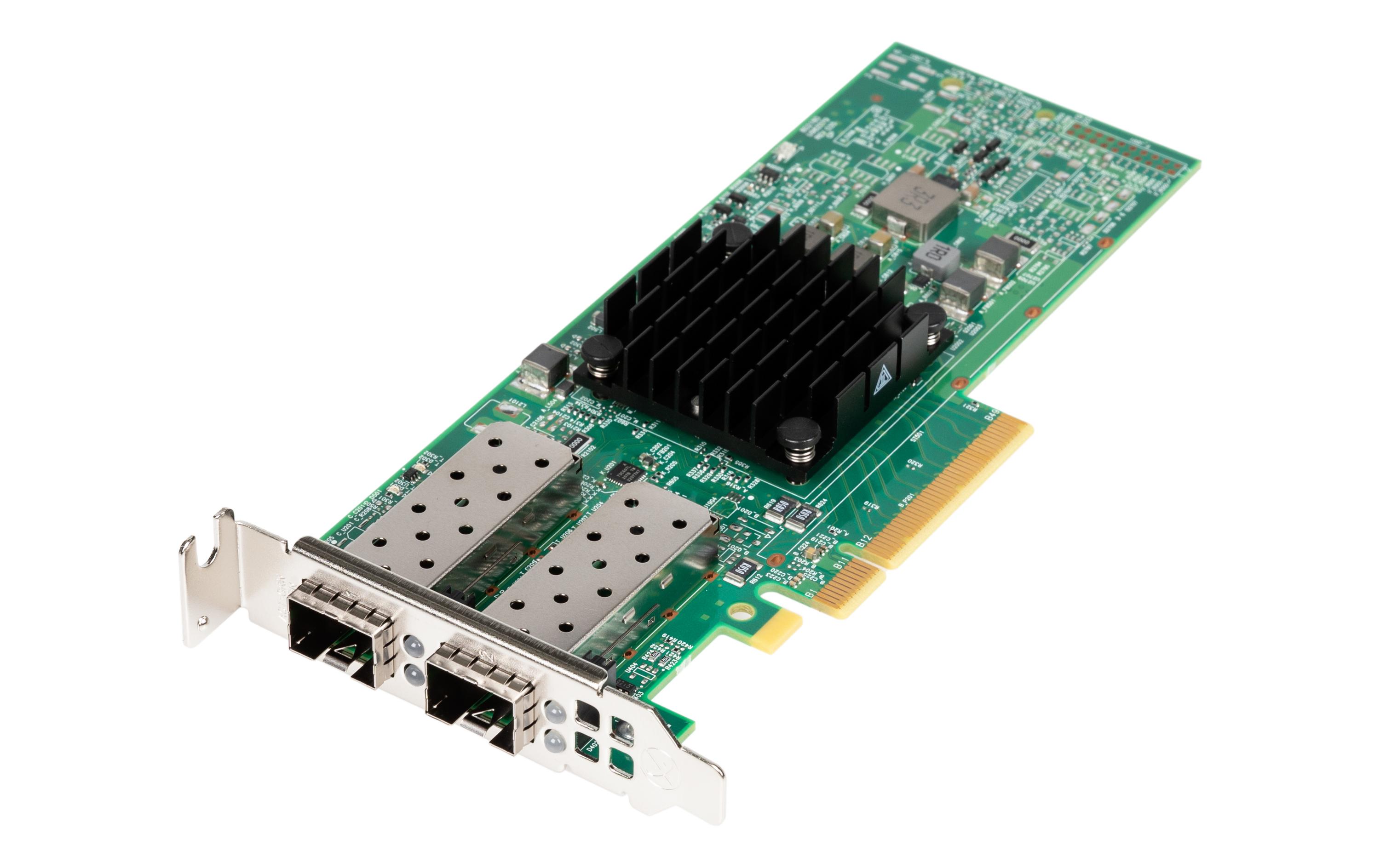 SFP+ Netzwerkkarte 540-BBVL 10GbE PCI-Express x8<br>Broadcom 57412 Dual Port 10Gb, SFP+, PCIe Adapter, Low Profile