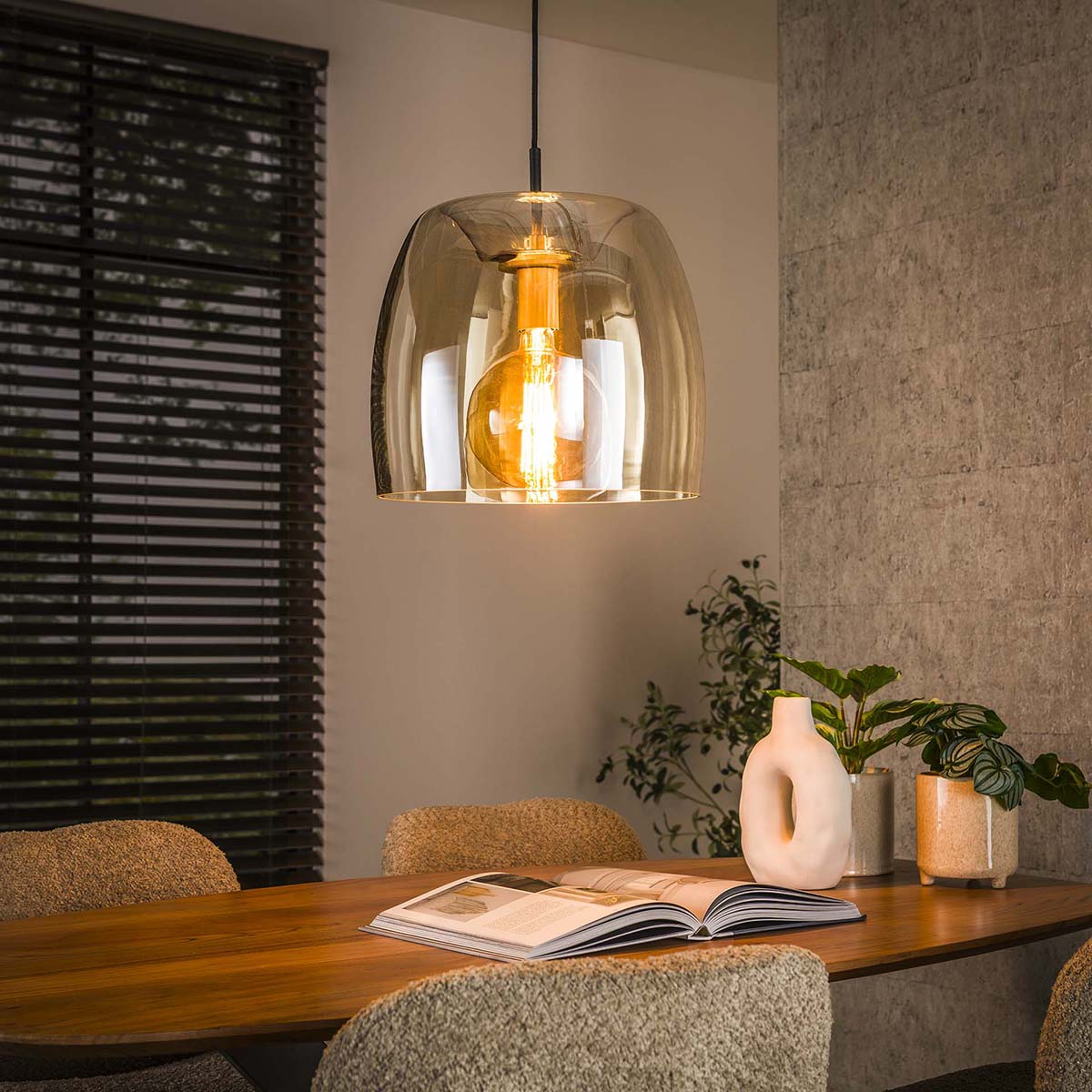 Hanglamp Travolta Amber