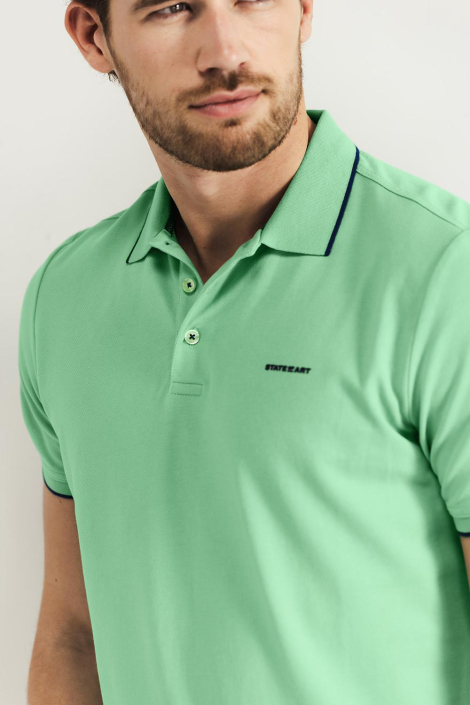 State of Art groene heren polo