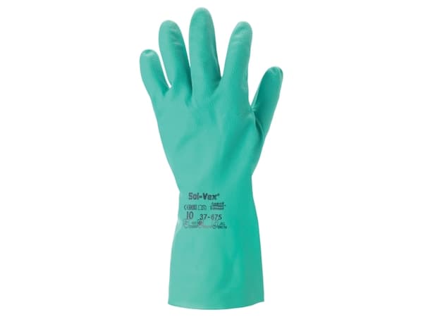 Handsker Ansell Sol-Vex 37-675 nitril - str. 11 (karton á 12 par)